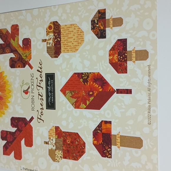 5/$15 Moda Fabrics Forest Frolic Stickers - Picture 4 of 5